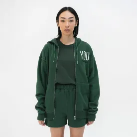 YOU Oversized Zip-Up Hoodie